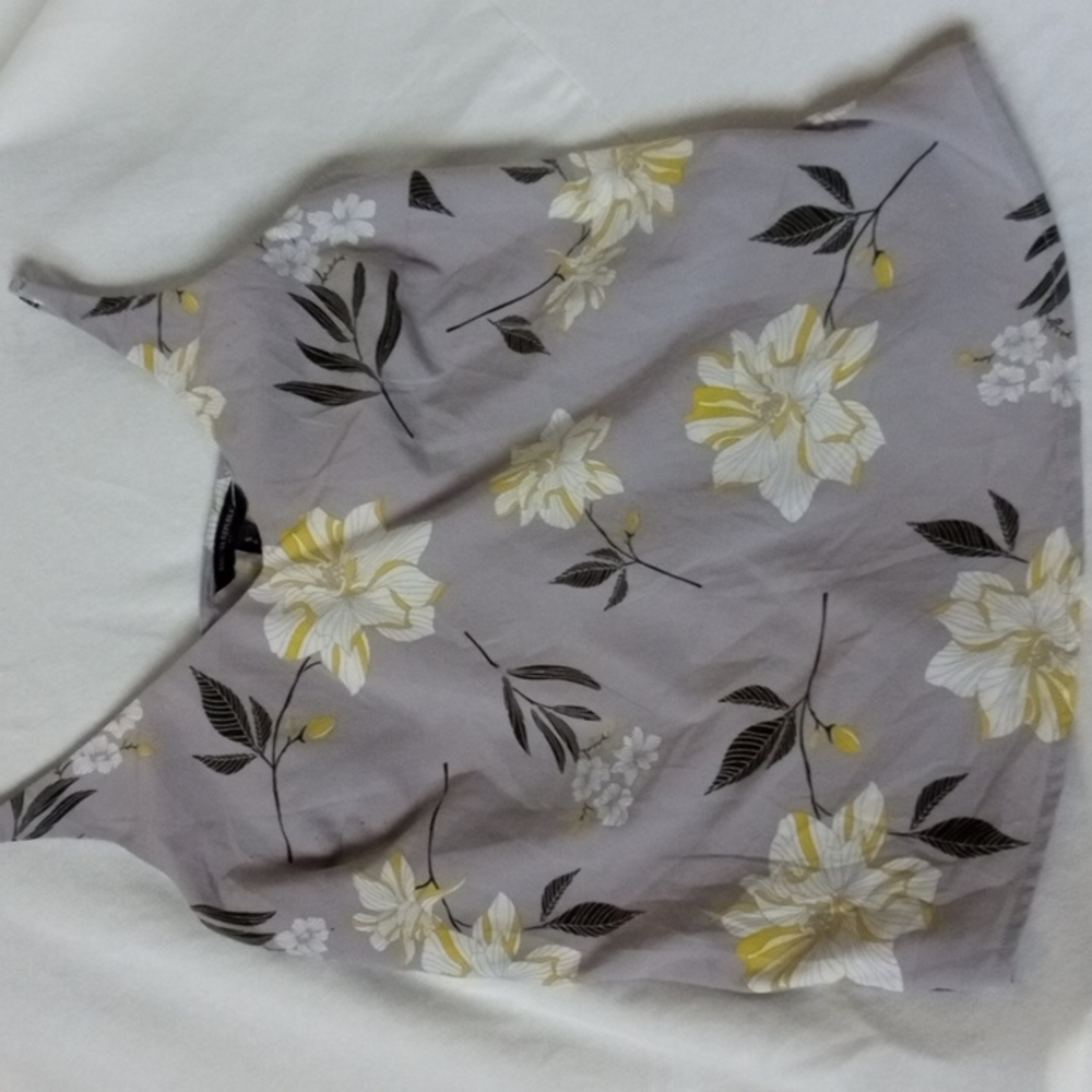 Banana Republic Floral Summer Tank Top Adjustable Straps Size Small
